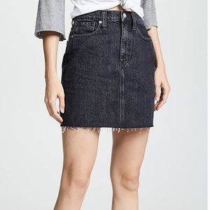 Madewell Vintage Black Denim Skirt